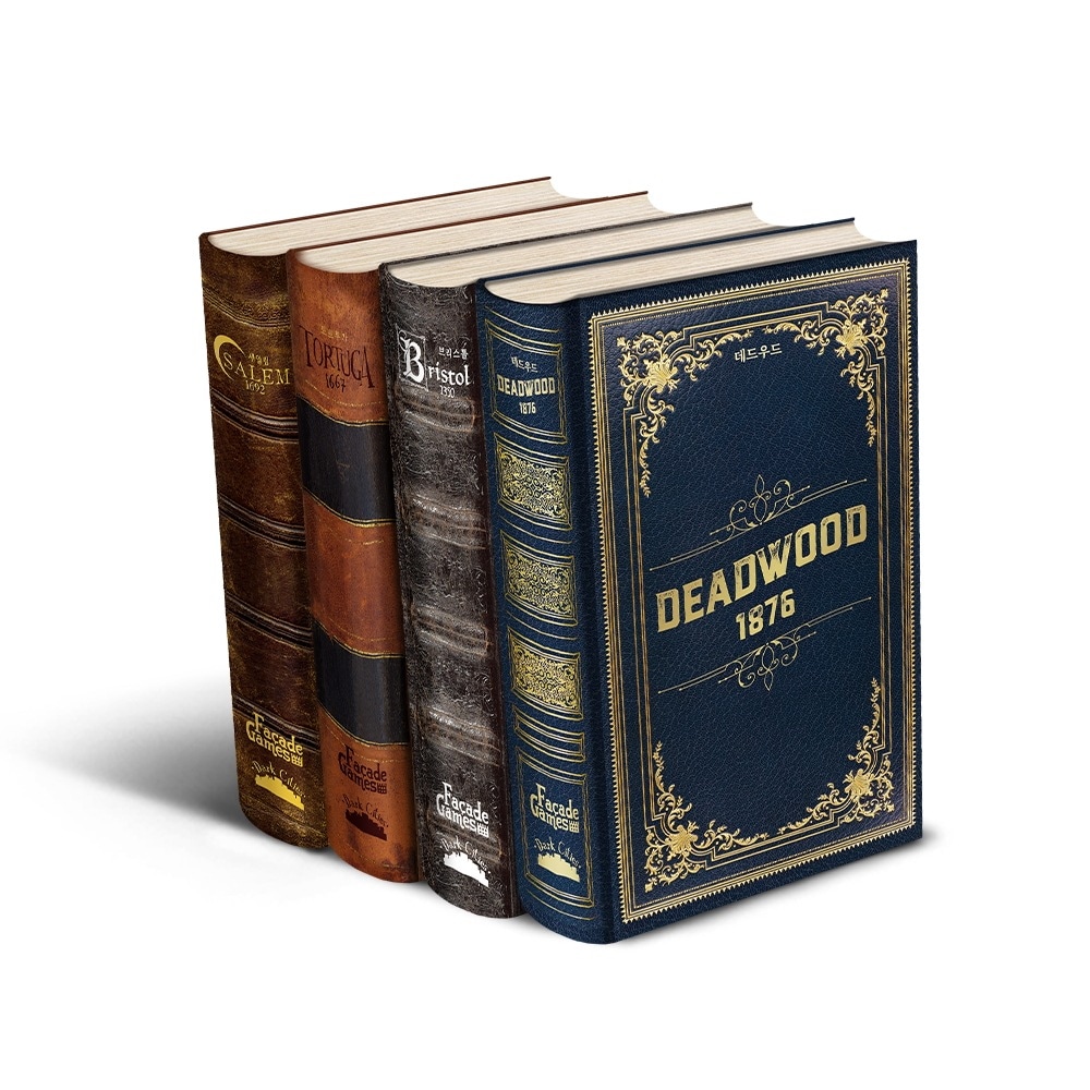 ダークシティ4種ブリストルデッドウッドトルトゥガセーラムマフィアボードゲームブックシリーズKorea Board Games 韓国ボードゲーム 韓国語