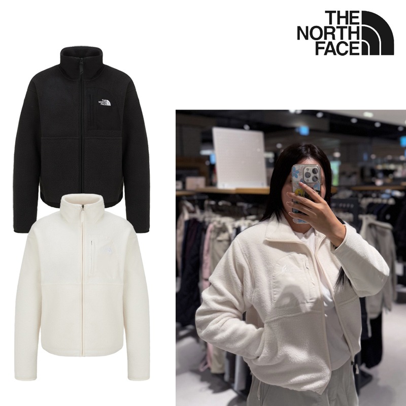 NJ4FR83 W YUMIORI OFF PEAK FULL ZIP JACKET 25FW新作 保温 軽量 フリース スタンドカラー フルジップ 秋冬 デイリー 通勤通学 ブラック ホワイト 快適