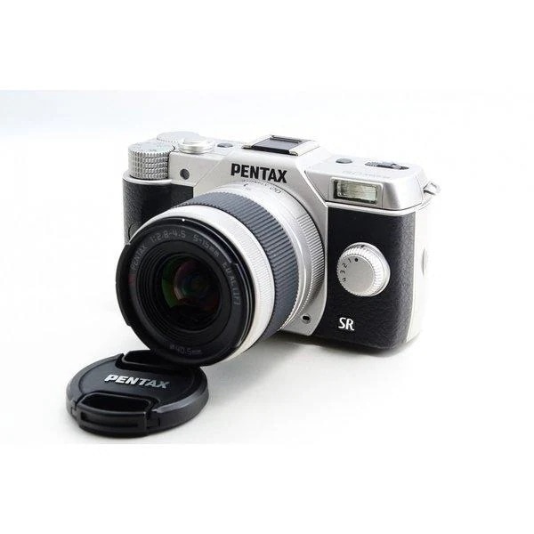 【中古】ペンタックス PENTAX Q10 レンズセット 美品 超小型で超かわいい SDカードストラップ付き