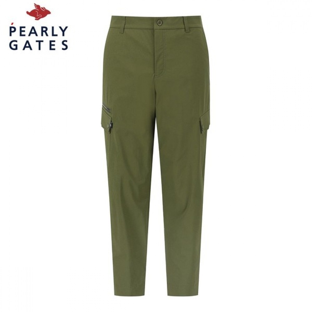 [パリゲイツ] メンズカーゴポケットクロップドパンツ
