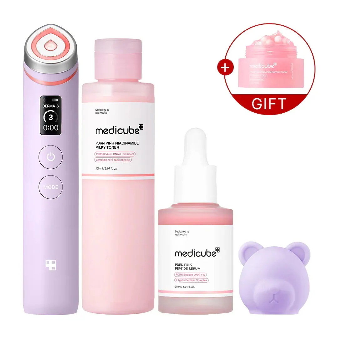 メディキューブ ブースタープロ ピンク ひかるコラボクマ型キャップ 正規品 メディキューブ ブースタープロ ピンク ひかるコラボクマ型キャップ