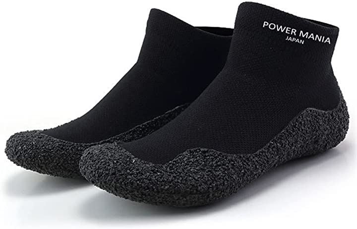 フィットネスシューズ マリンソックス トレーニングシューズ ランニング マリンシューズ アウトドア(ブラック, 24.0 cm)
