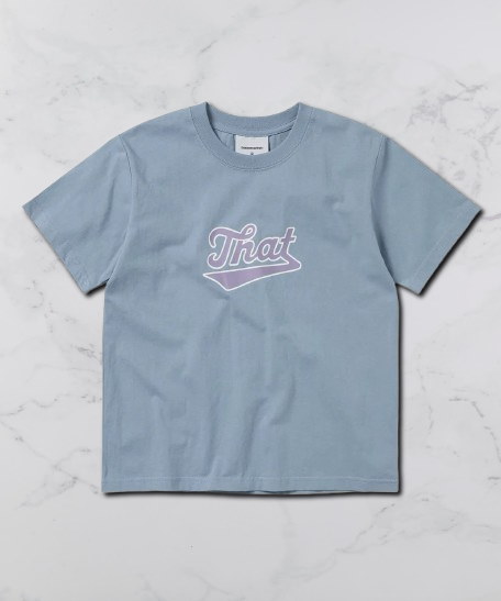 Qoo10 ディスイズネバーザット THAT SIGN W TEE ロゴ 半