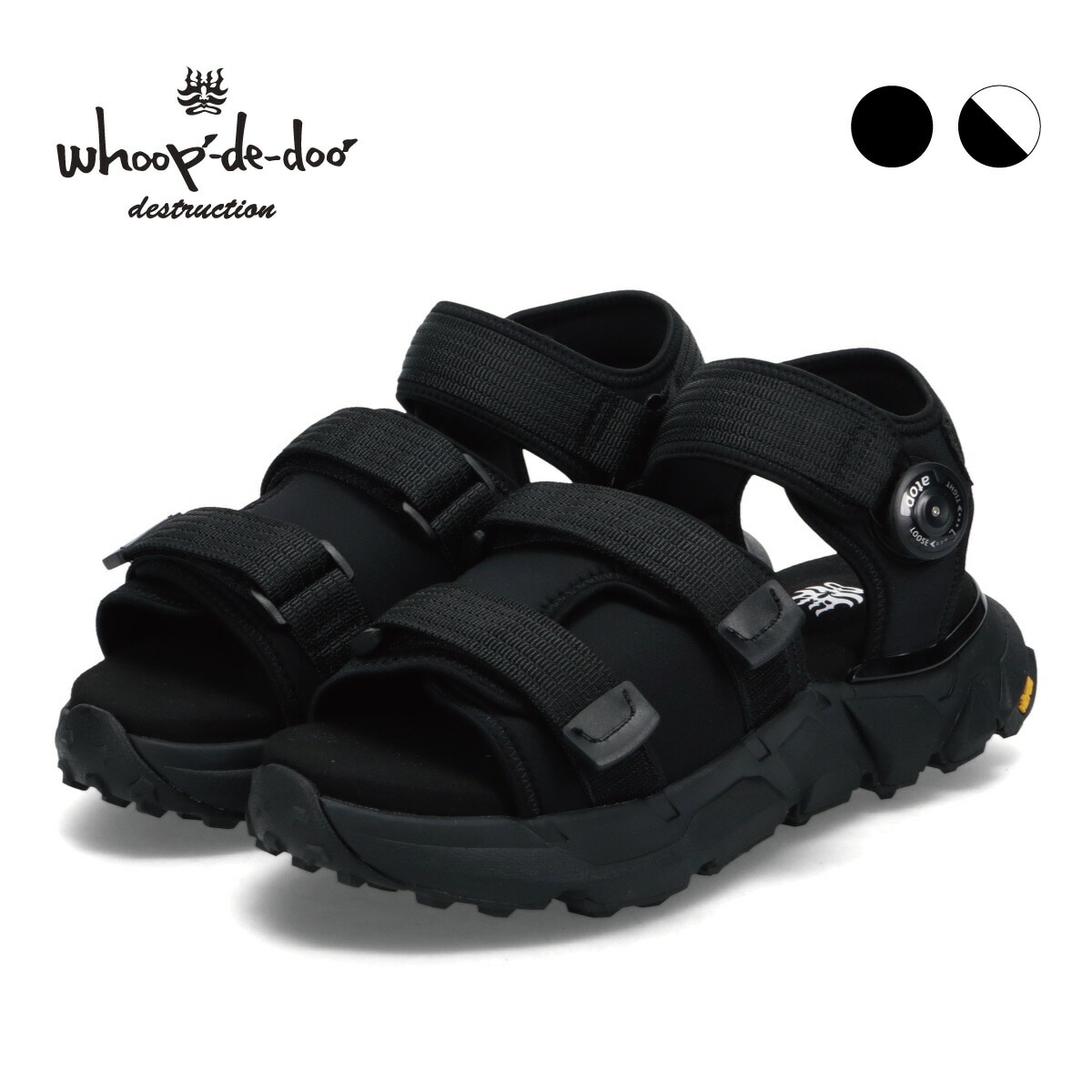 ヴィブラムソール ダイヤル サンダル 23434573 whoop-de-doo フープディドゥ