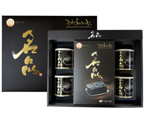 【韓国のり 23g*4袋/30g*4缶 廣川 名品5】 韓国海苔 韓国食品 韓国土産 焼き海苔 ギフト