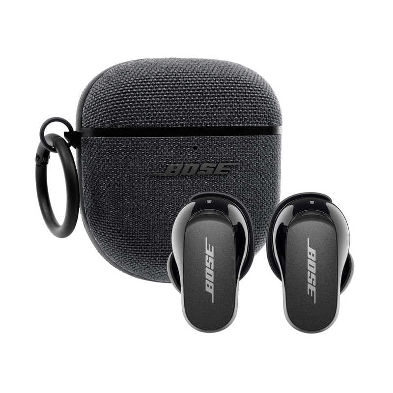 BOSE QuietComfort Earbuds II Bundle with Fabric Case Cover [トリプルブラック]ワイヤレスイヤホン