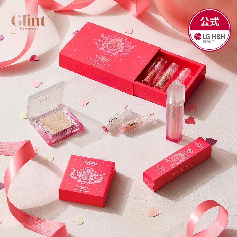 【公式】グリント ロマンチックピンクエディション/韓国コスメ/リミテッドエディション/小顔/美肌/立体感/発色/韓国メイク/アイシャドウ/ツヤ肌