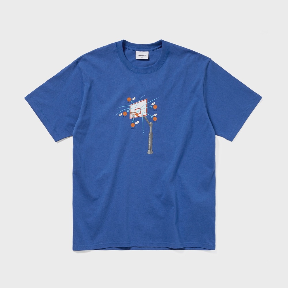ディス・イズ・ネヴァー・ザッド・ボーインTシャツブルー