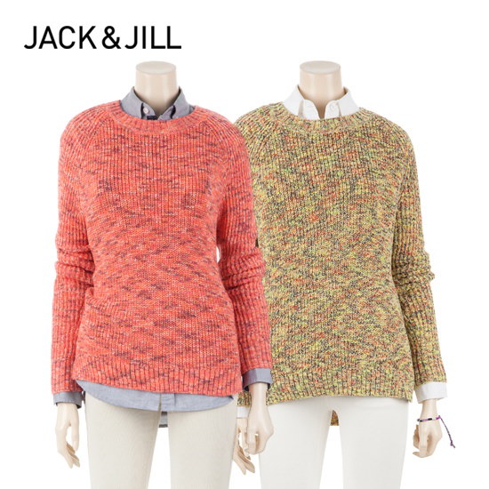 ジャック・アンド・質ジャック・アンド・質女性マルチカラーブルオーバーセーター32151SR503 ニット/セーター/ニット/韓国ファッション ジャック・アンド・質ジャック・アンド・質女性マルチカラーブルオーバーセーター32151SR503 ニット/セーター/ニット/韓国ファッション