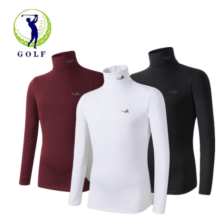 ゴルフウェアメンズ インナー 裏起毛 長袖 ゴルフインナーMENS ゴルフ テニス スポーツウエア トップス 春 秋 冬 プレゼント ギフト