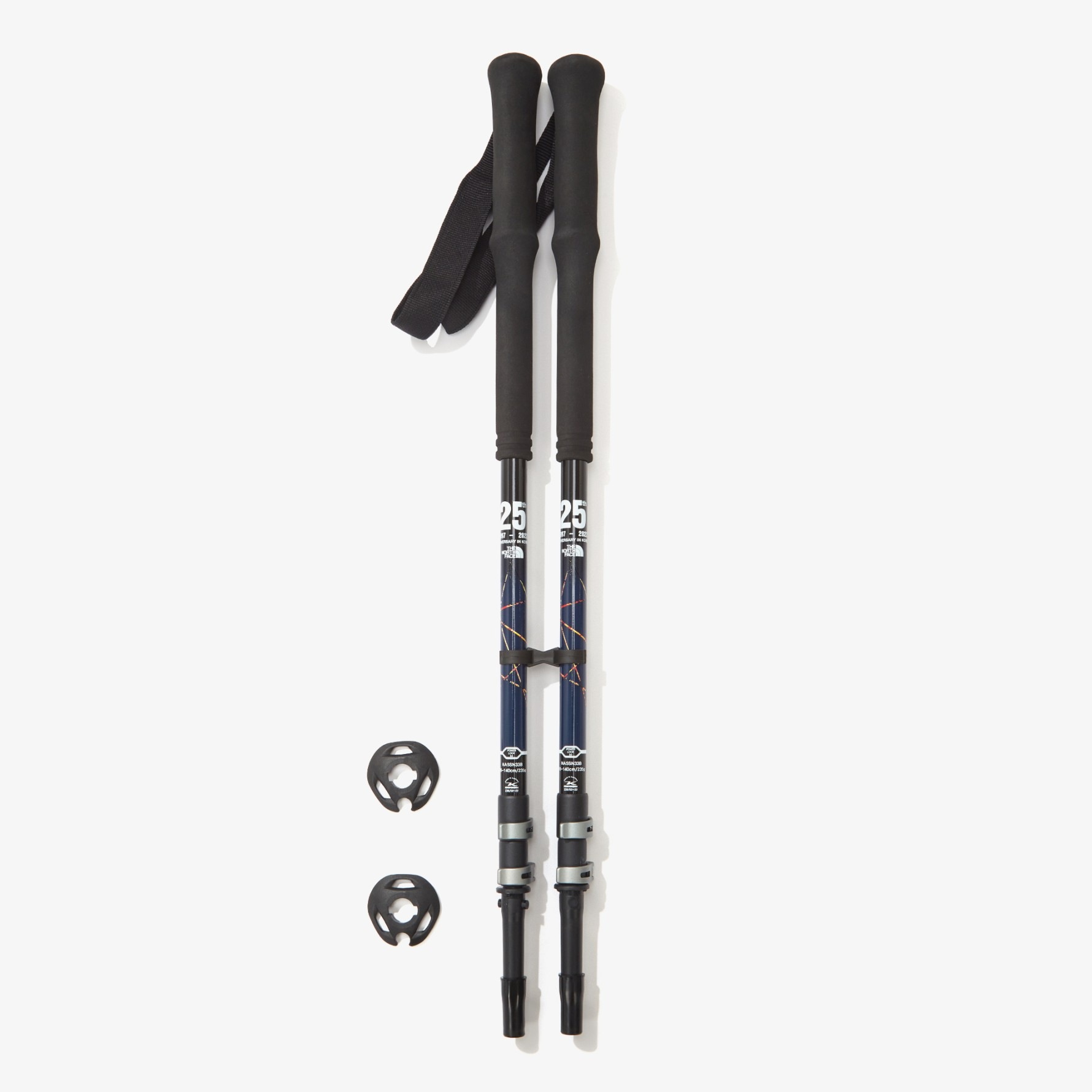 NA5SN33 COMPACT 25TH 3STEP STICK SETノースフェイス スティック 山登り 運動 アウトドア 登山 トレッキング