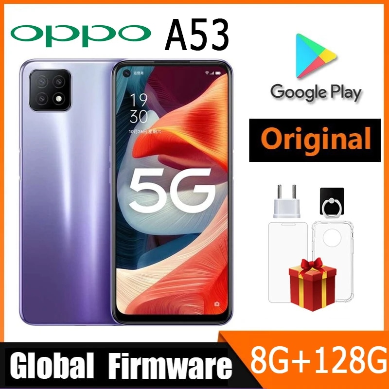 10312.0 46% OFFOppo a53携帯電話,グローバルファームウェア,使用済みスマートフォン,mtkテクスチャー,720, Google Play,リアカメラ,16mp,5g
