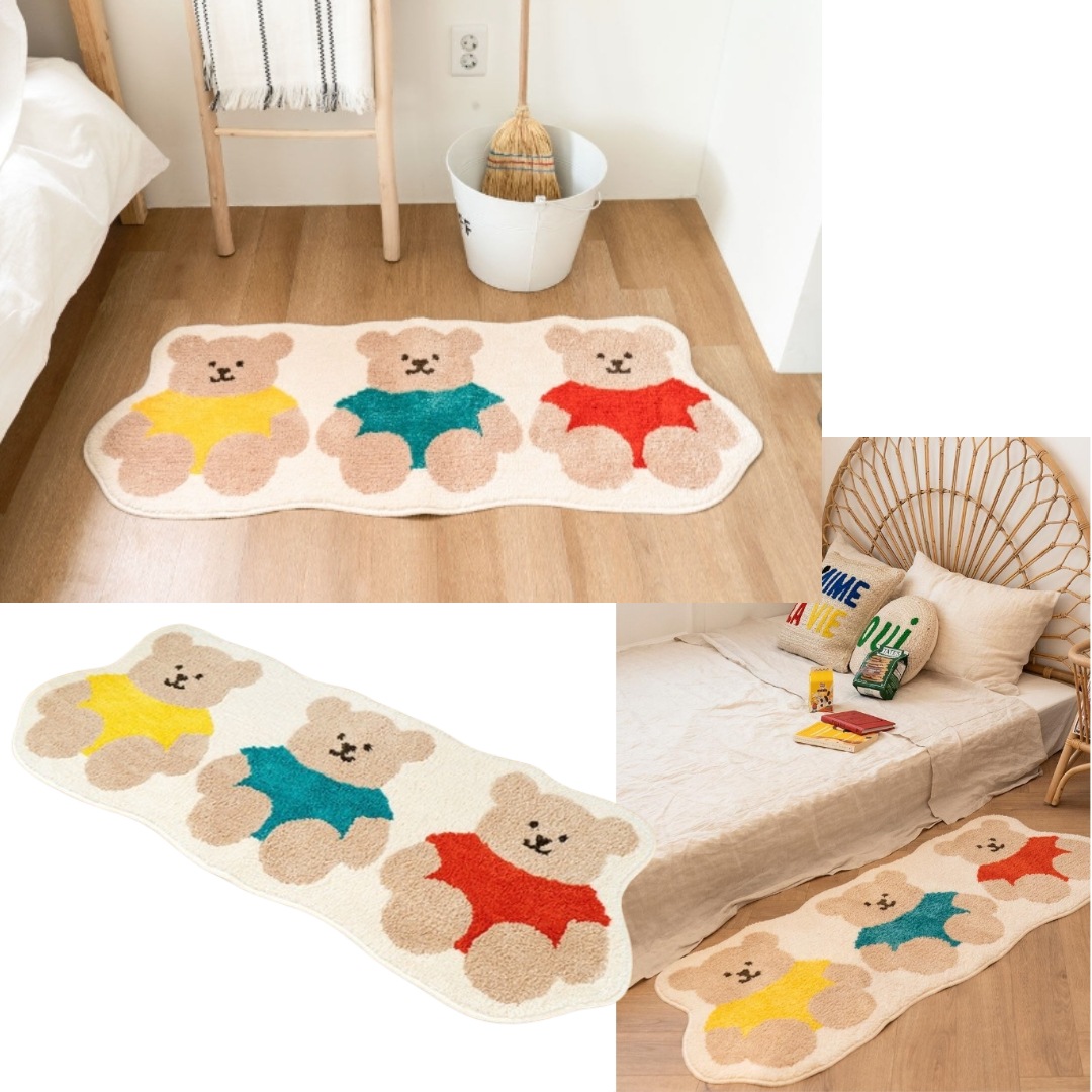 [韓国インテリア] [via01] カーペット　ラグ　マット バスマット トイレマット 足拭きマット