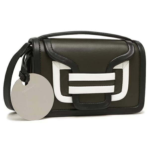 アルディ ショルダーバッグ アルファ カーキグリーン ブラック レディース PIERRE HARDY QV08 LAMB-CALF 64,790円