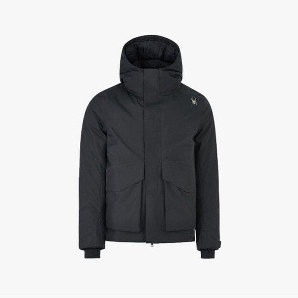 パディングPQF SPIWCNDJ305U-BLK [ヘクセン] テクニカル3Lグースダウンジャケット