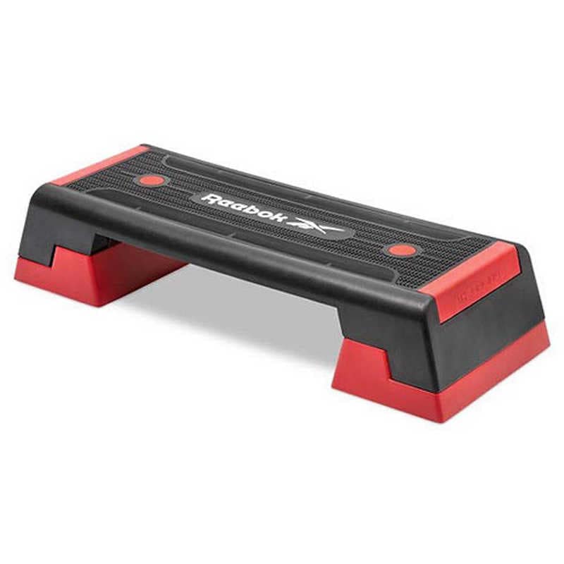 リーボック　Reebok ステップ (H25×W38.5×L102cm) ブラック×レッド　RAP-11150RD
