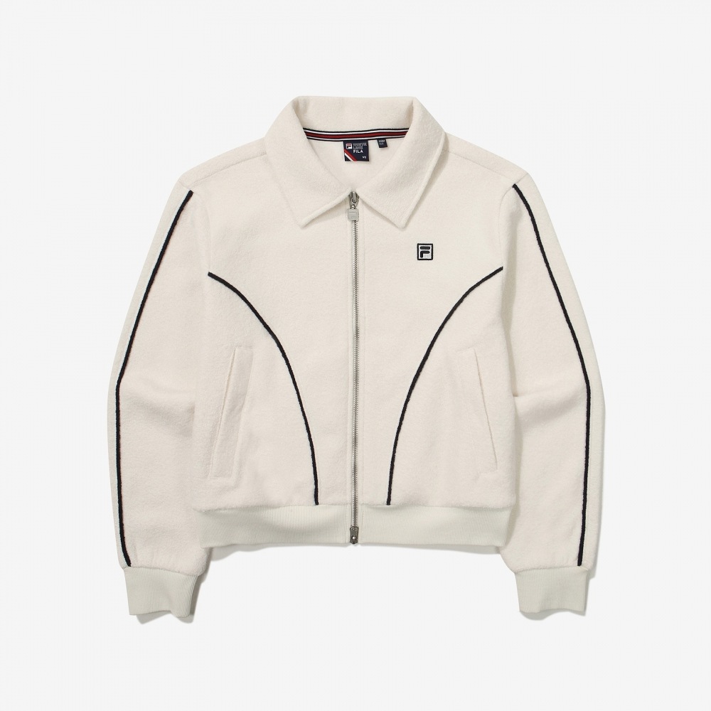 フィラテニス起毛テリージップアップ_FS2FTG4361F_CRM