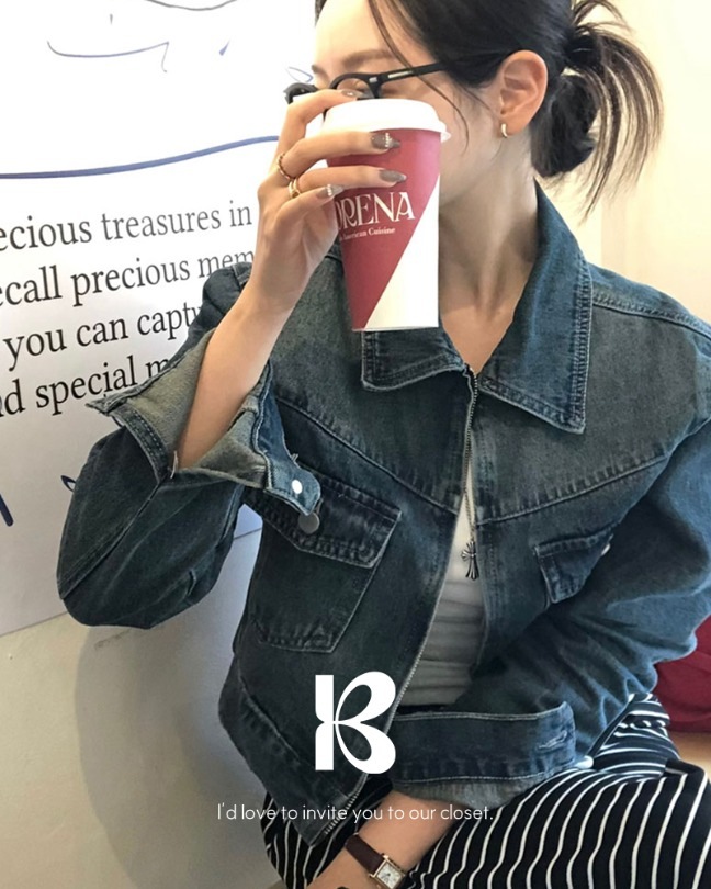 [MADE] クロップデニムショートジャケット jk1145