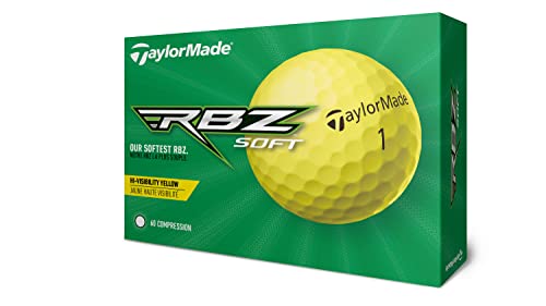 TaylorMade RBZソフト ゴルフボール 1ダース (イエロー)