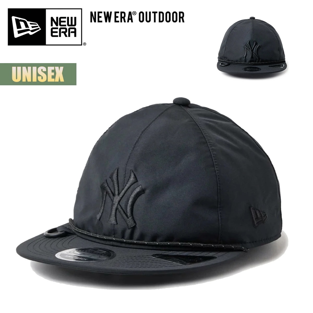 キャップ 帽子 RC 9FIFTY Angler Collection GORE-TEX PACLITE ニューヨーク・ヤンキース ブラック ユニセックス New York Yankees ロゴ