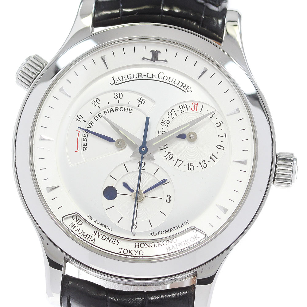 ジャガー・ルクルト JAEGER-LECOULTRE 142.8.92/Q1428420 マスタージオグラフィーク パワーリザーブ 自動巻き メンズ _847733【中古】 391,545円