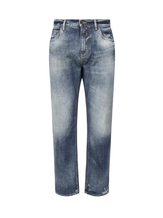 DOLCE & GABBANA Men Denim Pants GYJDAD G8NX2S9001 Blue