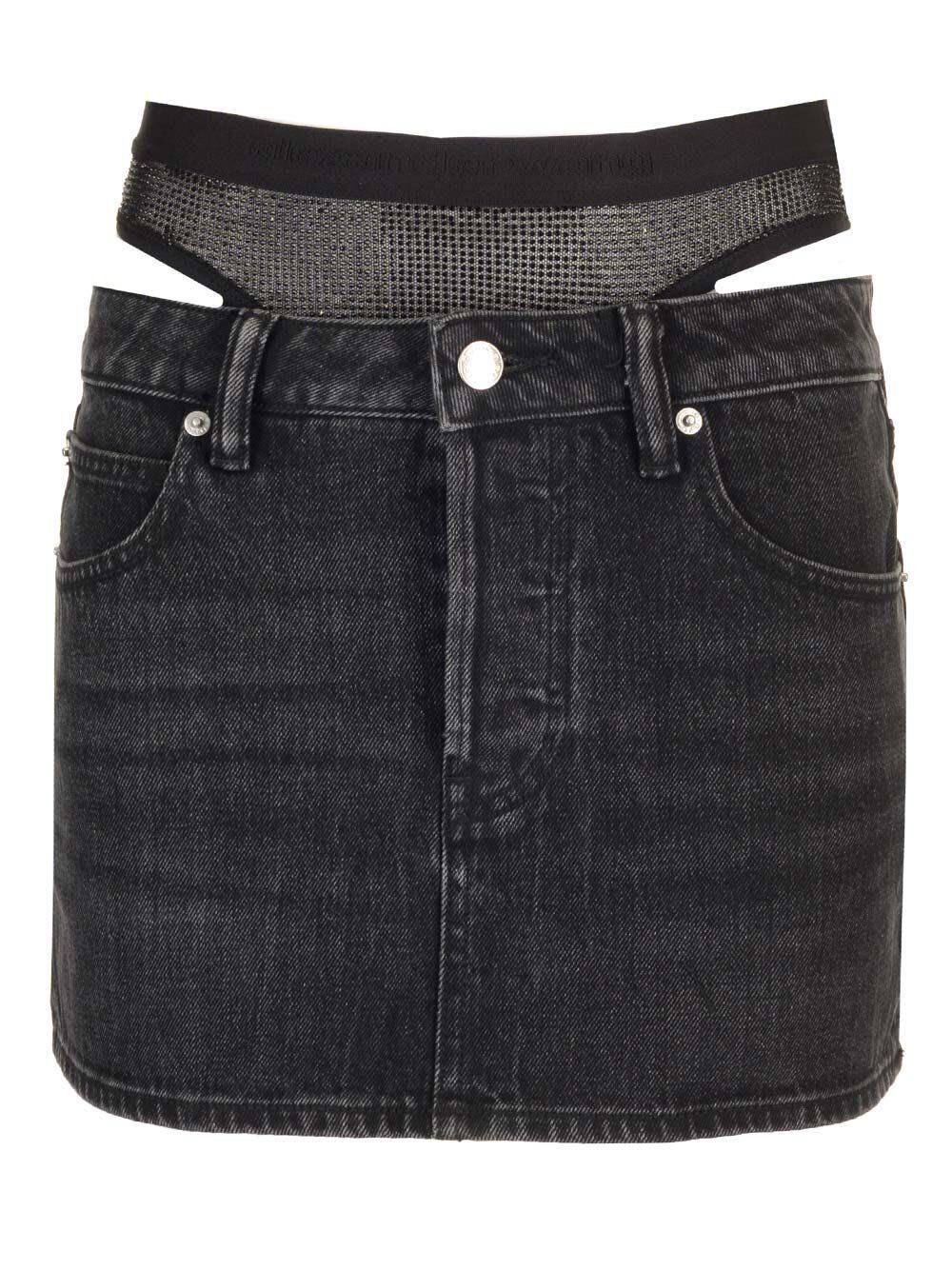 4DC4245477015 グレー 秋冬2024 スカート レディース ia