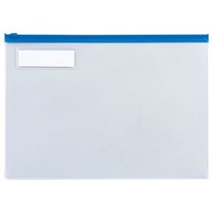 （まとめ） TANOSEE クリヤーケース（クリアケース） A4ヨコ 青 1枚 [x20セット] 7,397円