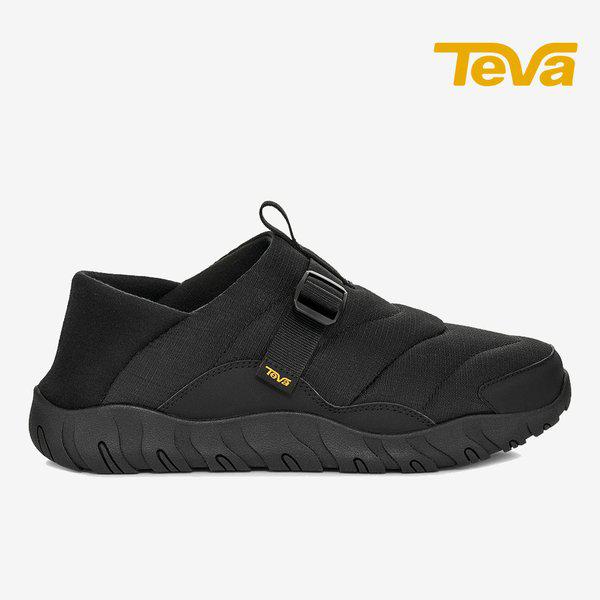 男女兼用 (TEVA) リエンバー キャンプ ミュール 防寒 パディング クッション スリッポン STVF2533974 STVM2533974 BLK