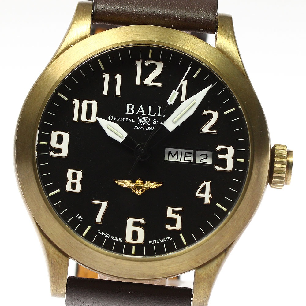 ボール BALL WATCH NM2186C エンジニア マーベライト ブロンズスター デイデイト 自動巻き メンズ 良品 _770997【中古】