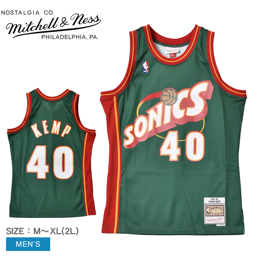 レプリカユニフォーム スウィングマンジャージー シアトル スーパーソニックス 1995-96 ショーンケンプ SMJYGS18209-SSUDKGN95SKE メンズ NBA ZSPO 14,850円