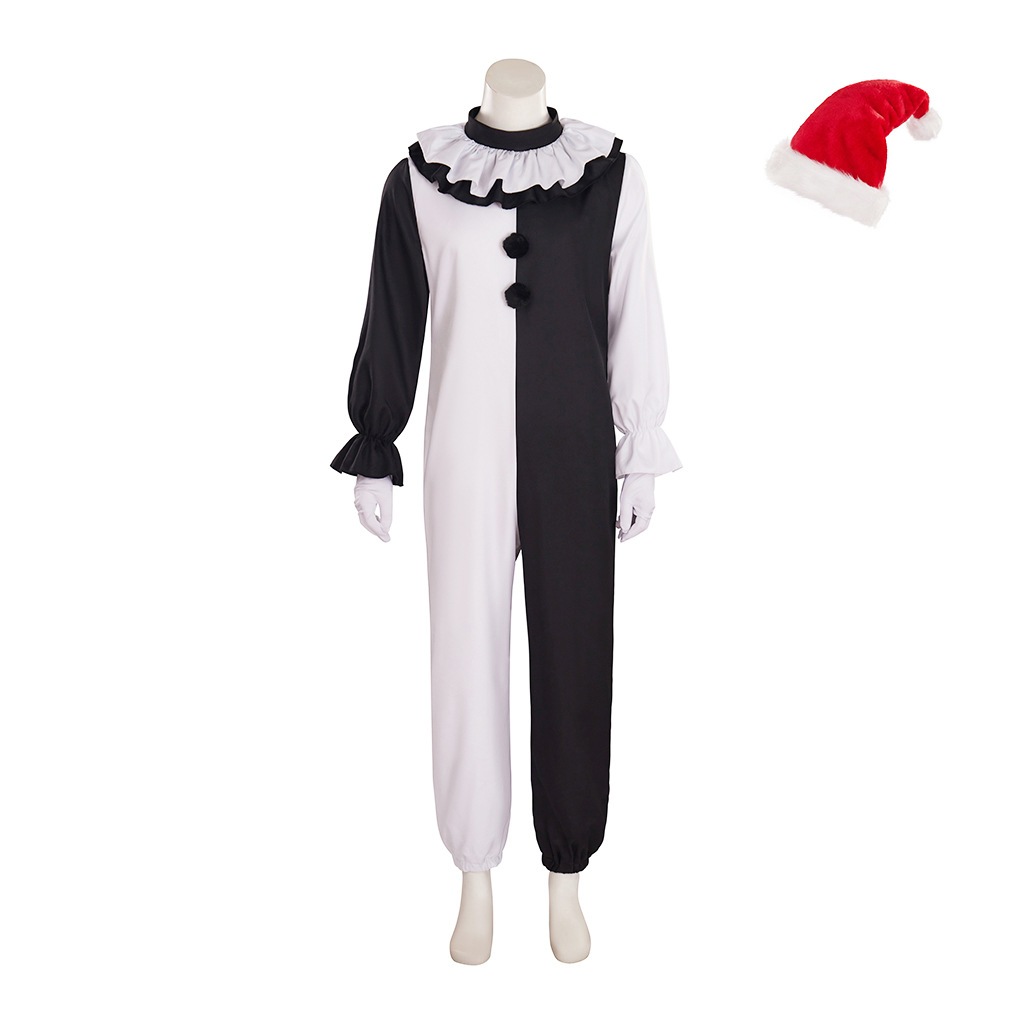 [迅速な配達] 最低価!格! ハロウィーン衣装断魂ピエロ服ホラー映画コスプレハロウィーン衣装舞台演技服