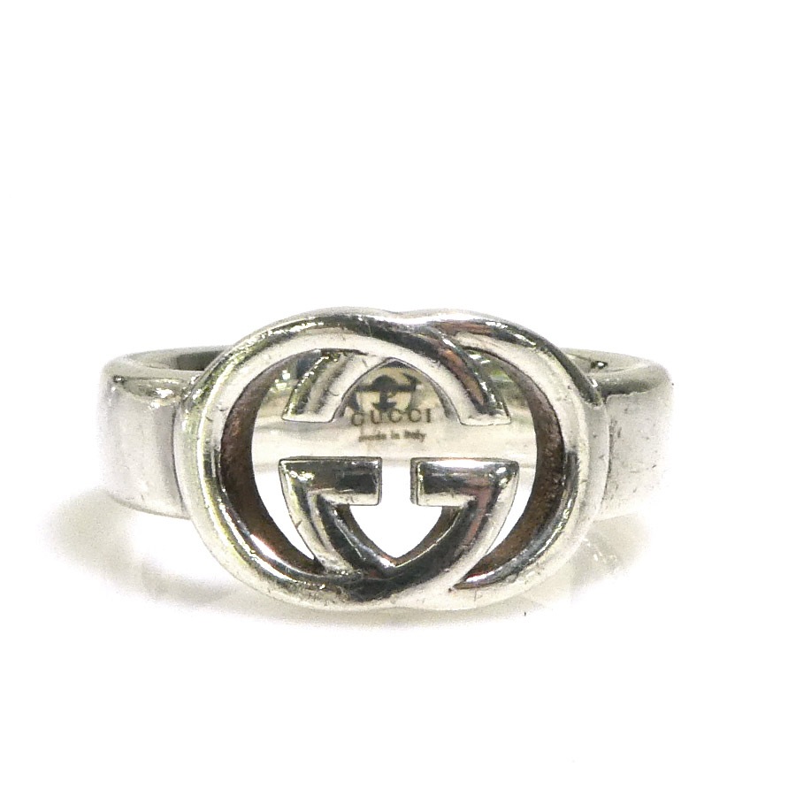 グッチ GUCCI リング・指輪 インターロッキングG シルバー925 シルバー ユニセックス 18.5号 56109a
