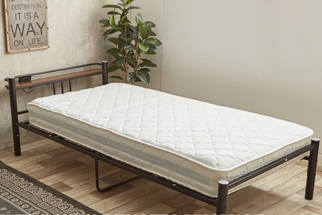 マットレス ポケットコイル ダブル 高反発 超高密度 ハイグレード 安い 硬い コイル 腰痛 ベッド