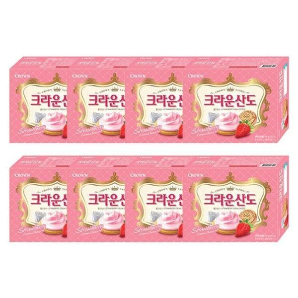 OF1O3PN5크라운 산도 딸기 크림 치즈 8개 간식