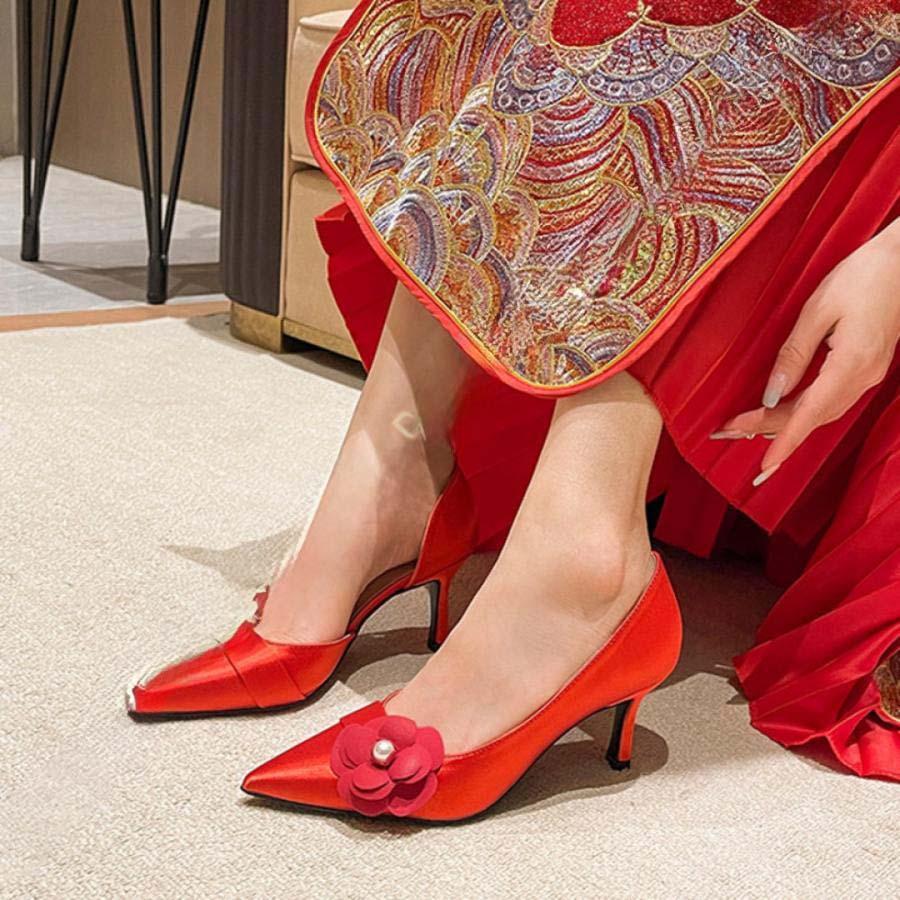 2025新品 数量限定 大きいサイズ パンプス ぺたんこ ハイヒール 8cm ピンヒール フォーマル ポインテッドトゥ パンプス 美脚 疲れにくい 低反発 幅広 痛くない 脱げない キャバ 短納期