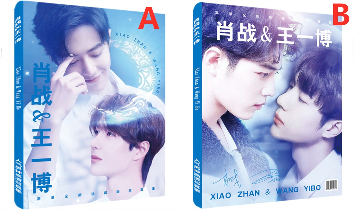中国ドラマ『陳情令（The Untamed）』藍忘機&魏無羨役 俳優王一博＆肖戰グッズセット 写真集 ポスター30枚 カレンダー 葉書30枚など