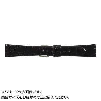 MIMOSA（ミモザ） 時計バンド 腹ワニD 20mm ブラック （美錠:銀） WD-A20 4,649円