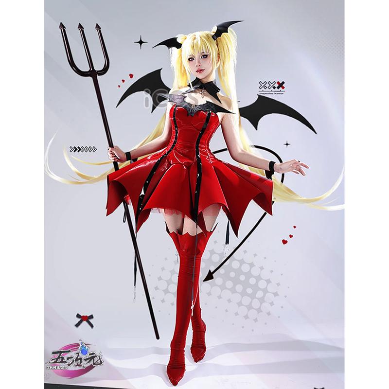 即納あり ICOS　しゅごキャラ　コスプレ　ほしな歌唄　悪魔　衣装　ins大人気 ウィッグ　パニエ　髙!品!質