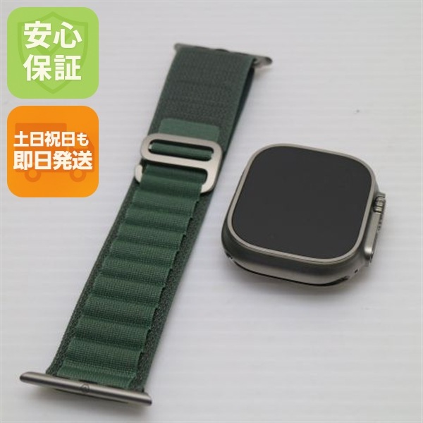 新品同様 Apple Watch Ultra 49mm GPS+Cellular チタニウム スマホ 中古土日祝発送OK 即日発送　　 101