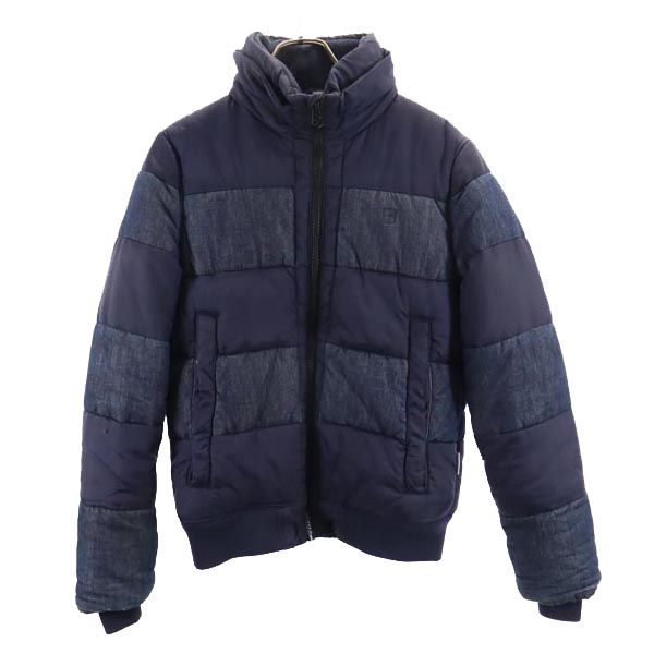 中綿ジャケット S ブルー系 メンズ