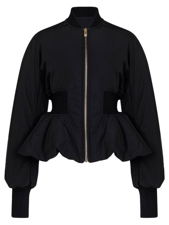 ALAIA Women Bomber Jackets AA9V1182W120C 999 NOIR