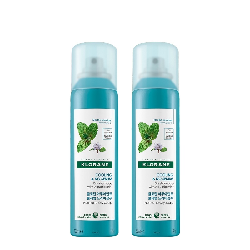 [クロラン]アクアミントクールセボムドライシャンプー150ml×2個（チソン頭皮＆頭皮クーリング）