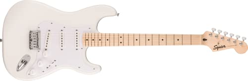 Squier by Fender/Sonic Stratocaster HT Maple Fingerboard White Pickguard Arctic White スクワイヤー