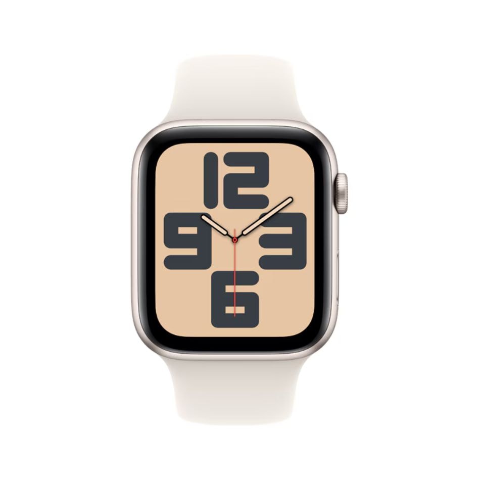 【安心！当社1ヶ月保証付き】【整備済品】Apple アップル Watch SE 第2世代 GPSモデル 44mm MXEU3J/A スターライトスポーツバンド