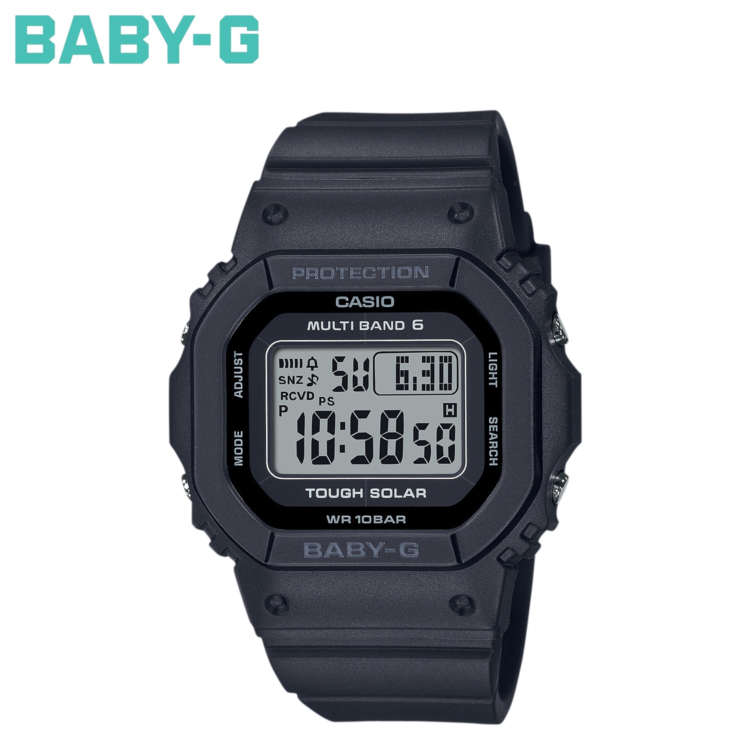 BABY-G 腕時計 BGD-5650-1JF BGD-5650 防水 ソーラー充電 ベビーG ベイビーG レディース ブラック 黒