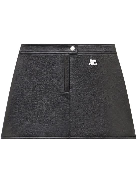 COURREGES Women Mini Skirts PERCJU001VY0014 9999 BLACK