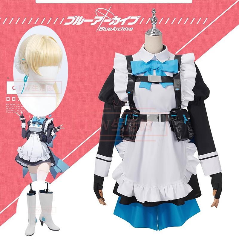 【新品開催 即納】ブルーアーカイブ-Blue Archive- 飛鳥馬 トキ コスプレ衣装 ウィッグ 靴 コスチューム 演出服 アニメ ゲーム ハロウィン