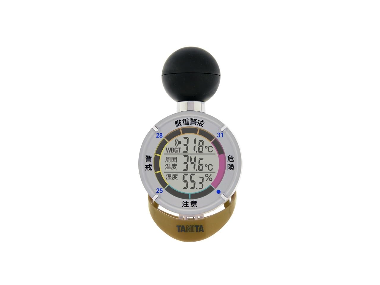 ＴＡＮＩＴＡ 黒球式熱中症指数計 熱中アラーム ＴＴ－５６２－ＮＧＤ TT-562-NGD