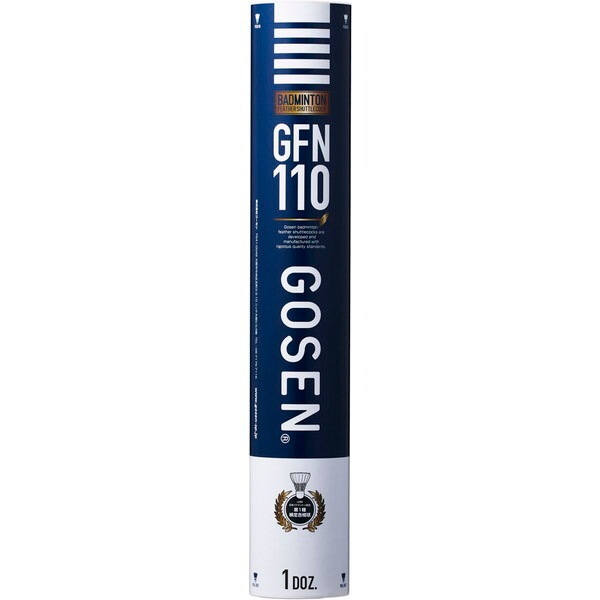 ゴーセン バドミントン GFN110N 4 番 ネオフェザー プラチナ バドミントン用シャトルコック